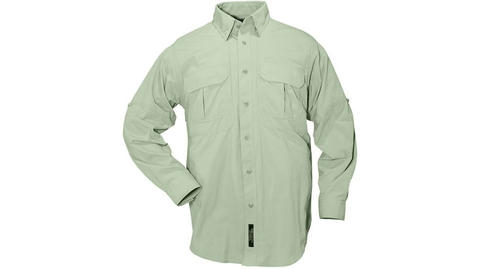 5.11 Tactical Nylon Tactical Long Sleeve Shirt - OD Green -XXL 72158-182-XXL
