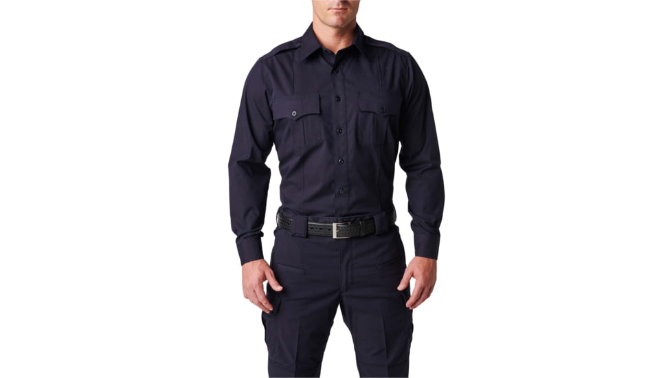 5.11 Tactical NYPD Stryke Ripstop L/S Shirt - Mens, NYPD Navy, 3XLT, 72542T-762-3XL-T