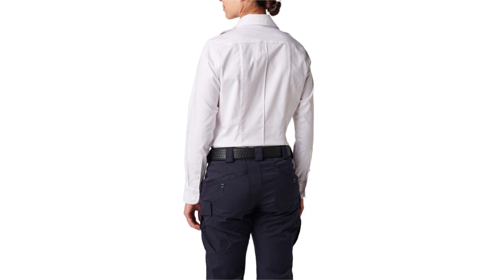 5.11 Tactical NYPD Stryke Twill L/S Shirt - Womens, Uniform White, 18, 62418-992-18