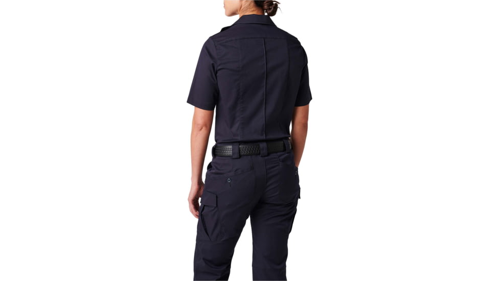 5.11 Tactical NYPD Stryke Twill S/S Shirt - Womens, NYPD Navy, 6, 61334-762-6
