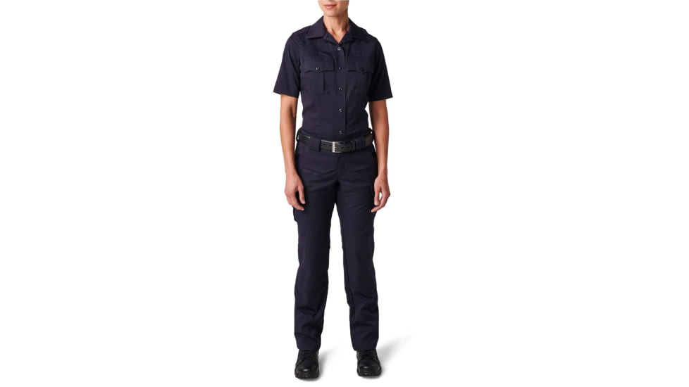 5.11 Tactical NYPD Stryke Twill S/S Shirt - Womens, NYPD Navy, 6, 61334-762-6
