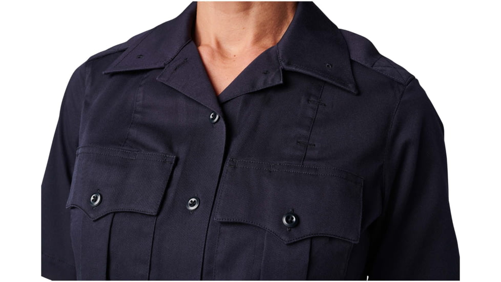 5.11 Tactical NYPD Stryke Twill S/S Shirt - Womens, NYPD Navy, 6, 61334-762-6