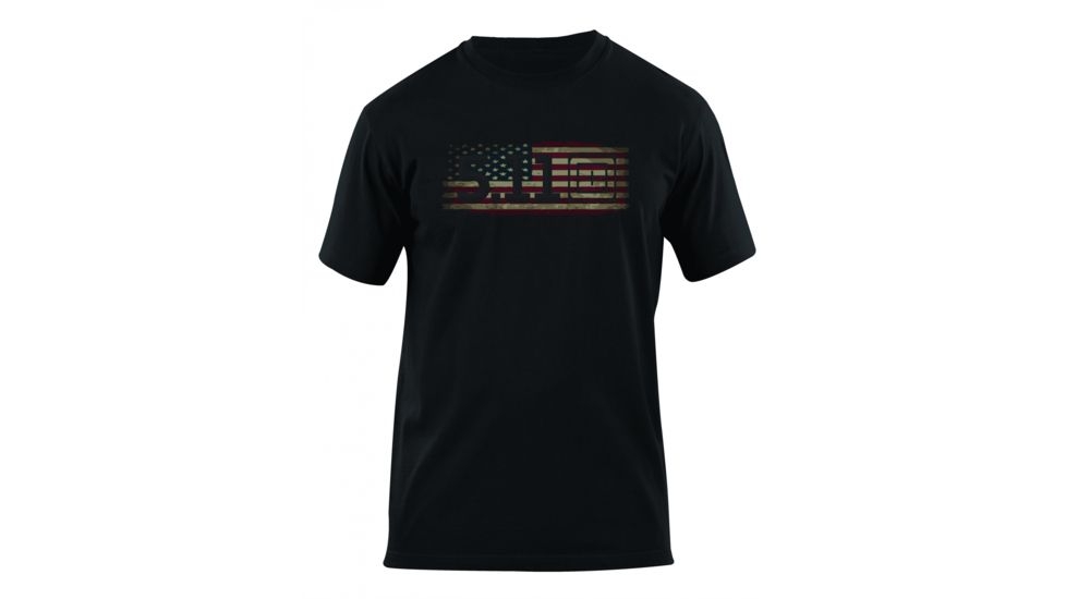 5.11 Tactical Old Glory Logo T Shirt - Black - L 41006BD-019-L
