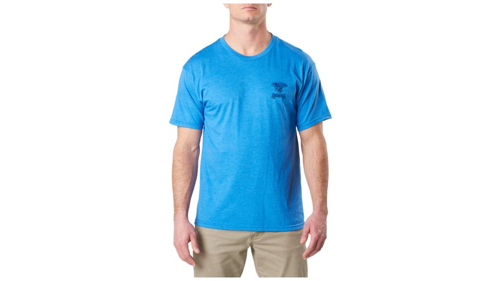 5.11 Tactical Patriot Tee, Royal Heather - 41191DX-741-M