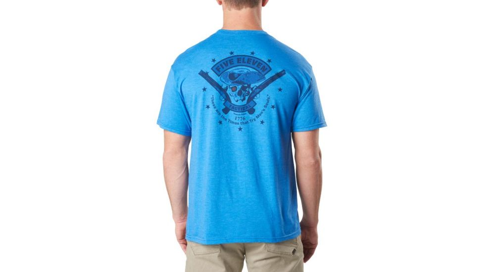 5.11 Tactical Patriot Tee, Royal Heather - 41191DX-741-2XL