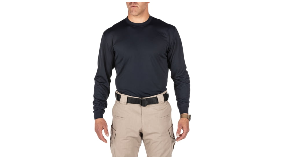 5.11 Tactical Performance Utili-T Long Sleeve 2-pack - Men's, Dark Navy, S, 40175-724-S