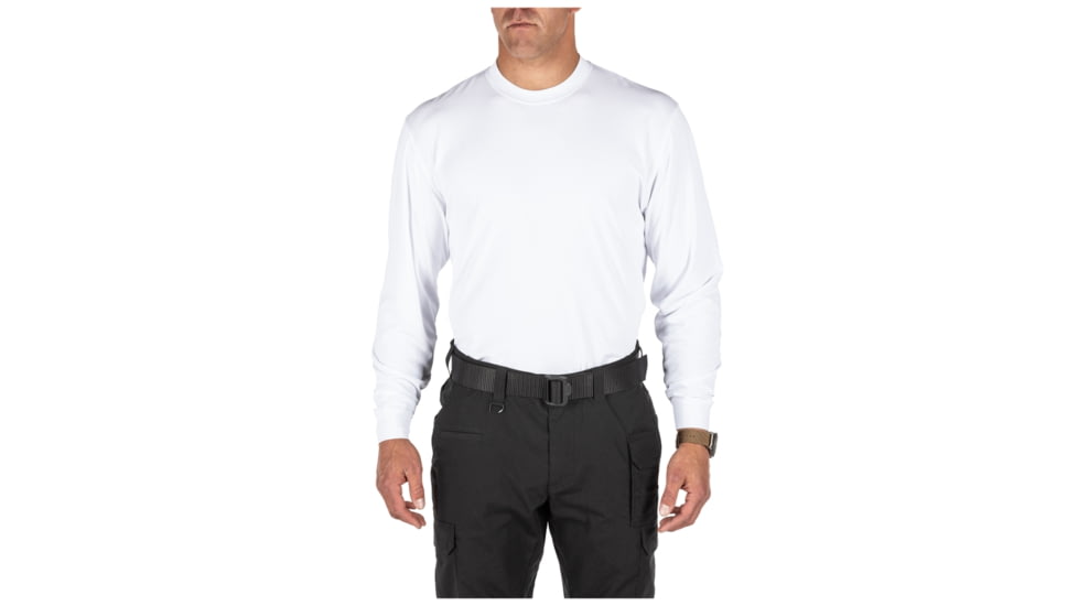 5.11 Tactical Performance Utili-T Long Sleeve 2-pack - Men's, White, L, 40175-010-L