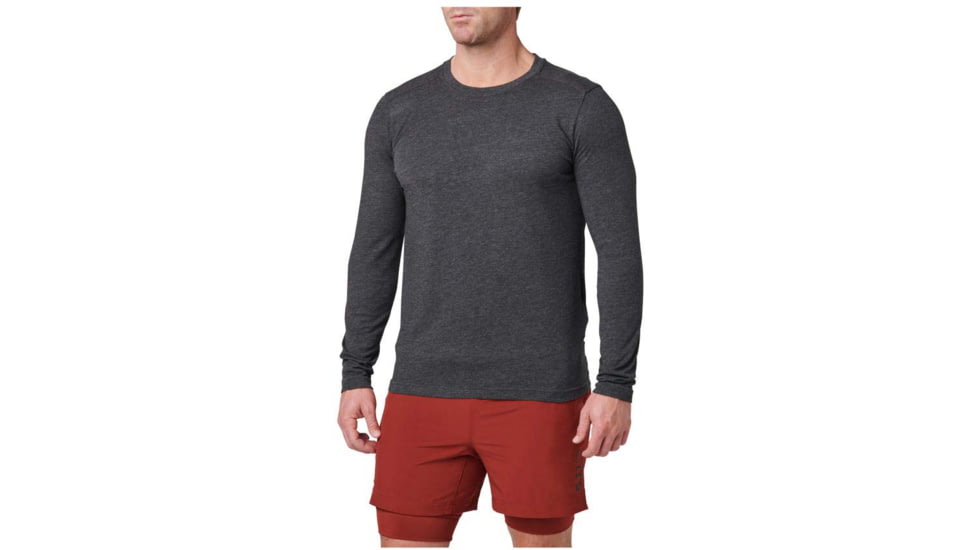 5.11 Tactical PT-R Charge Long Sleeve 2.0 - Mens, Large, Uniform White, 82136-135-L