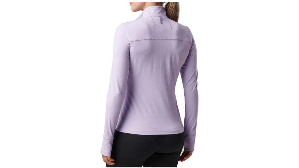 5.11 Tactical PT-R Wm Catalyst 1/2 Zip - Womens, Extra Large, Uniform White, 66021-571-XL