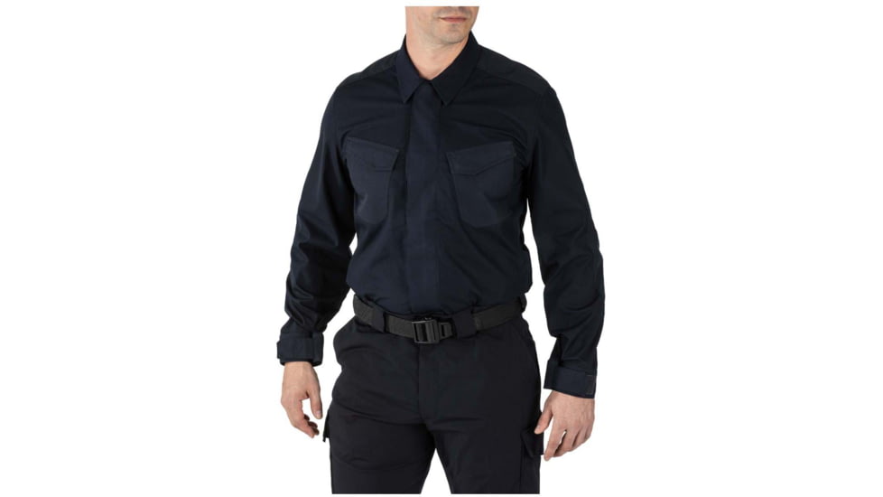 5.11 Tactical Quantum TDU FD L/S Shirt - Mens, Dark Navy, 2XL, 72524-724-2XL-R