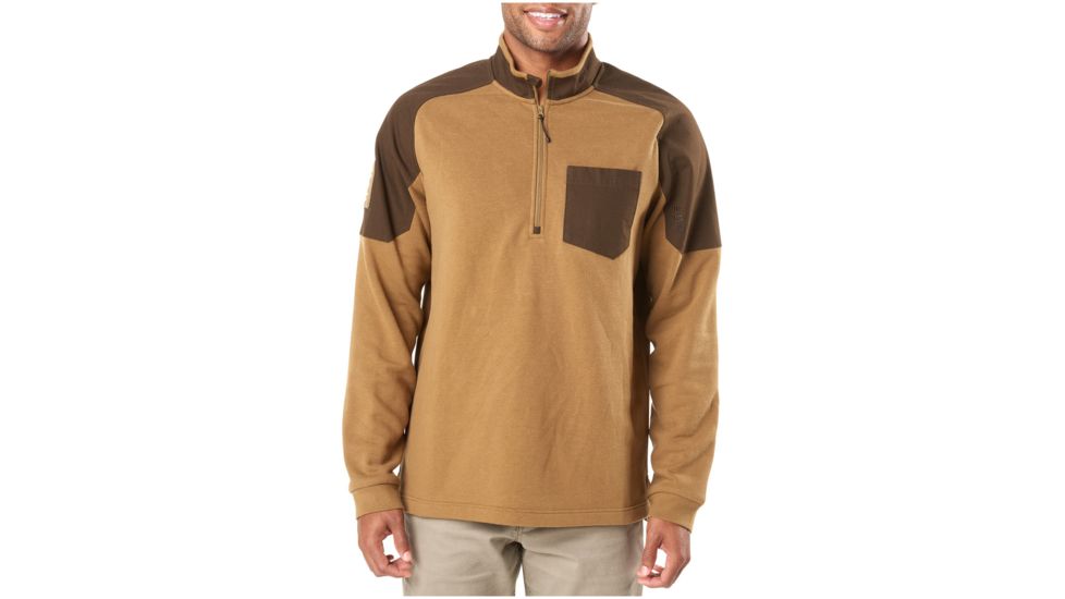 5.11 Tactical Radar Fleece 1/2 Zip, Kangaroo - 72102-134-2XL