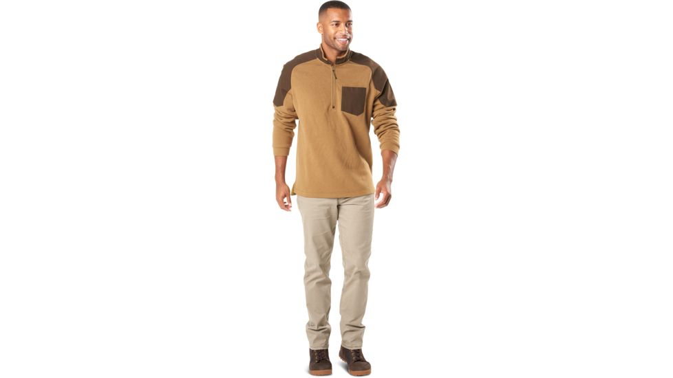5.11 Tactical Radar Fleece 1/2 Zip, Kangaroo - 72102-134-2XL
