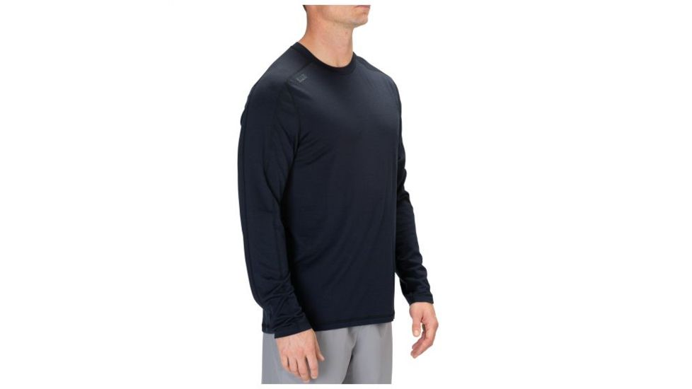 5.11 Tactical Range Ready Merino Wool Long Sleeve Shirt, Dark Navy - 40164-724-L