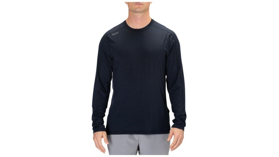 5.11 Tactical Range Ready Merino Wool Long Sleeve Shirt, Dark Navy - 40164-724-S