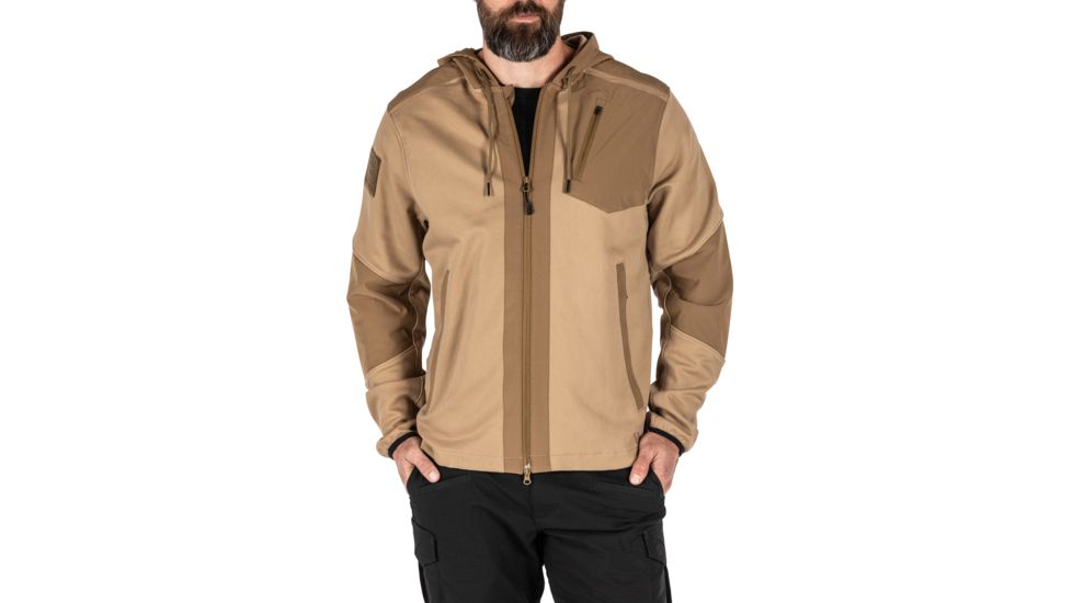 5.11 Tactical Rappel Jacket, Kangaroo, Extra Small, 78018-134-XS