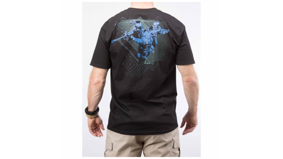 5.11 Tactical Red Scope T-shirt, Black - 41006CM019L