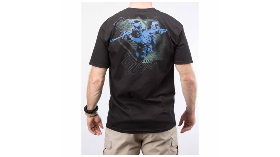 5.11 Tactical Red Scope T-shirt, Black - 41006CM019XL