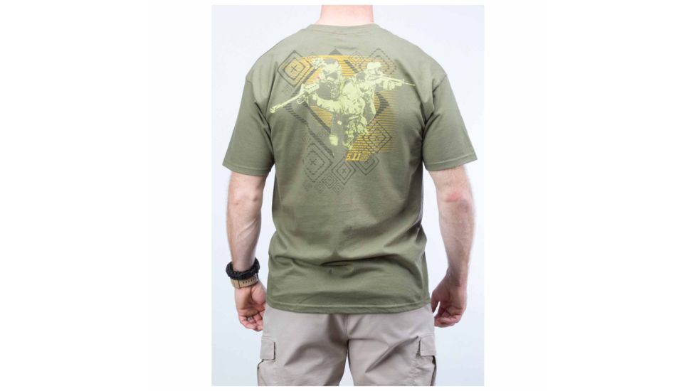 5.11 Tactical Red Scope T-shirt, Od Green - 41006CM182L