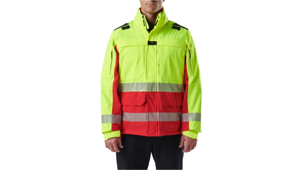 5.11 Tactical Waterproof Responder Hi-Vis Parka 2.0 - Men's, Range Red, 48379ABR-477-S