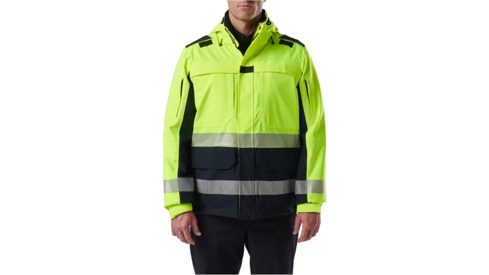 5.11 Tactical Waterproof Responder Hi-Vis Parka 2.0 - Men's, Dark Navy, 48379ABR-724-3XL