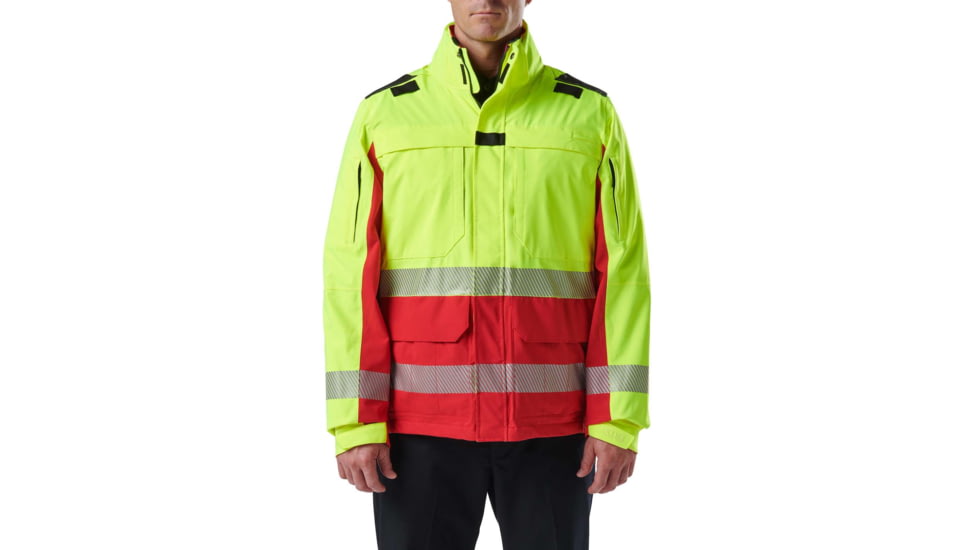 5.11 Tactical Responder Hi-Vis Parka 2.0 - Men's, Range Red, 2XL, 48379-477-2XL