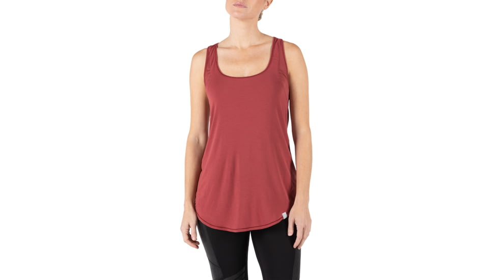 5.11 Tactical Riley Tank - Womens, Cabernet, Large, 31148-569-L