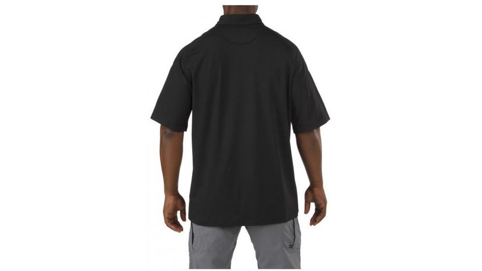 5.11 Tactical Short Sleeve Rapid Perfomance Polo - Men's, Black, S, 41018-019-S
