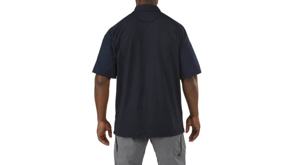 5.11 Tactical Short Sleeve Rapid Perfomance Polo - Men's, Dark Navy, XS, 41018-724-XS