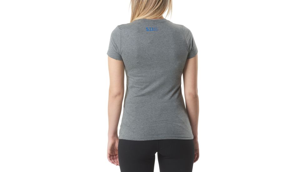 5.11 Tactical Scrolly Tee, Grey Heather, S 31014DV-097-S