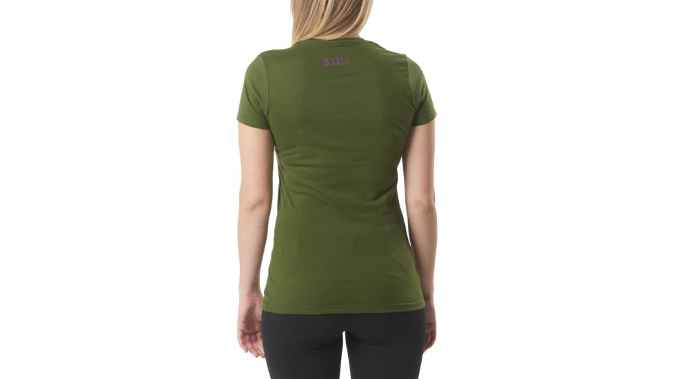 5.11 Tactical Scrolly Tee, Military Green, S 31014DV-225-S