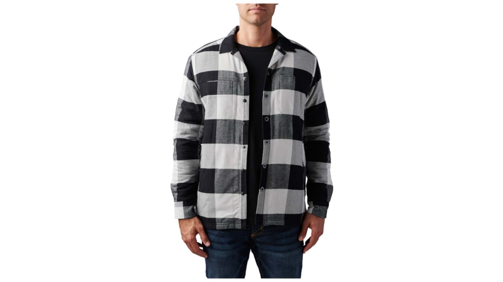5.11 Tactical Seth Shirt Jacket - Mens, Cinder Plaid, 2XL, 78042-583-2XL