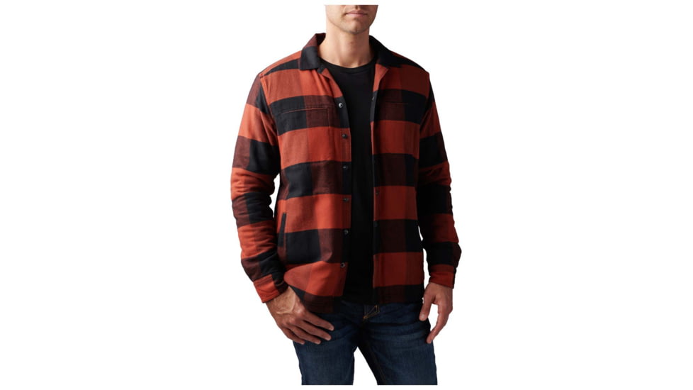 5.11 Tactical Seth Shirt Jacket - Mens, Ox Blood Pld, 2XL, 78042-885-2XL