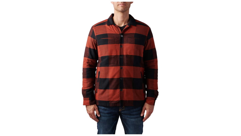 5.11 Tactical Seth Shirt Jacket - Mens, Ox Blood Pld, 2XL, 78042-885-2XL