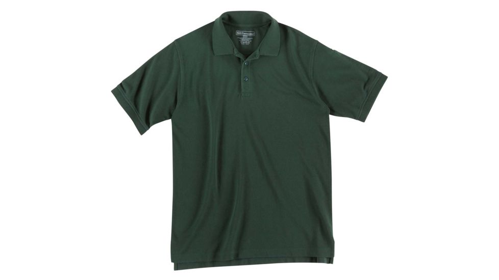 5.11 Tactical Utility S/S Polo Tall - Mens, L.E. Green, 5XL, 41180T-860-5XL