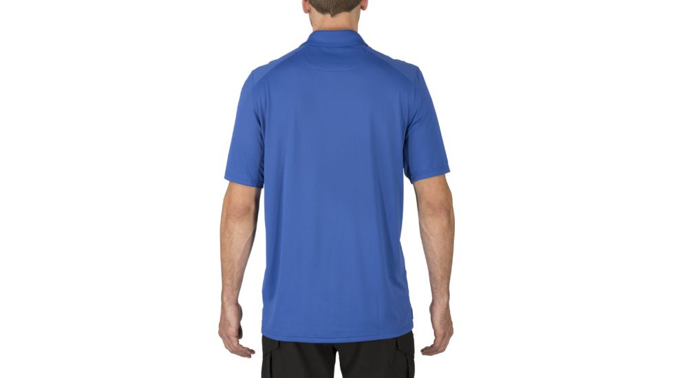5.11 Tactical Helios Short Sleeve Polo - Men's, Academy Blue, Medium, Regular, 41192-692-M
