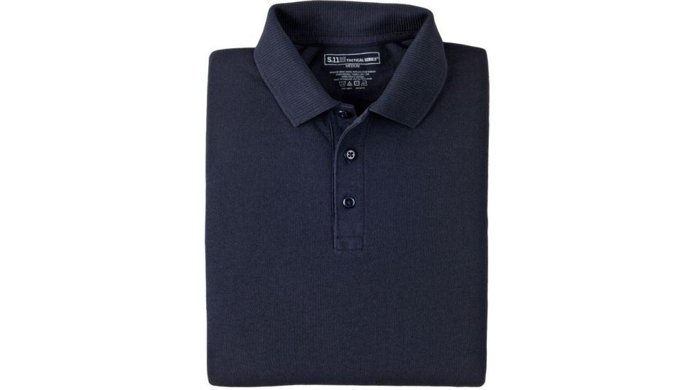 5.11 Tactical Short Sleeve Utility Polo Shirt, Tall - Men's, Black, 3XL, 41180T-019-3XL
