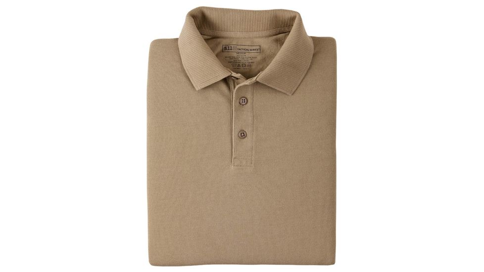 5.11 Tactical Short Sleeve Utility Polo Shirt, Tall - Men's, Silver Tan, 2XL, 41180T-160-2XL