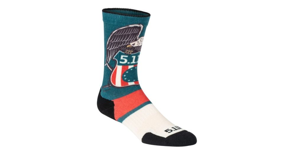 5.11 Tactical Sock &amp; Awe CLSC Eagle - Mens, Multi, Large, 10041AS-999-L