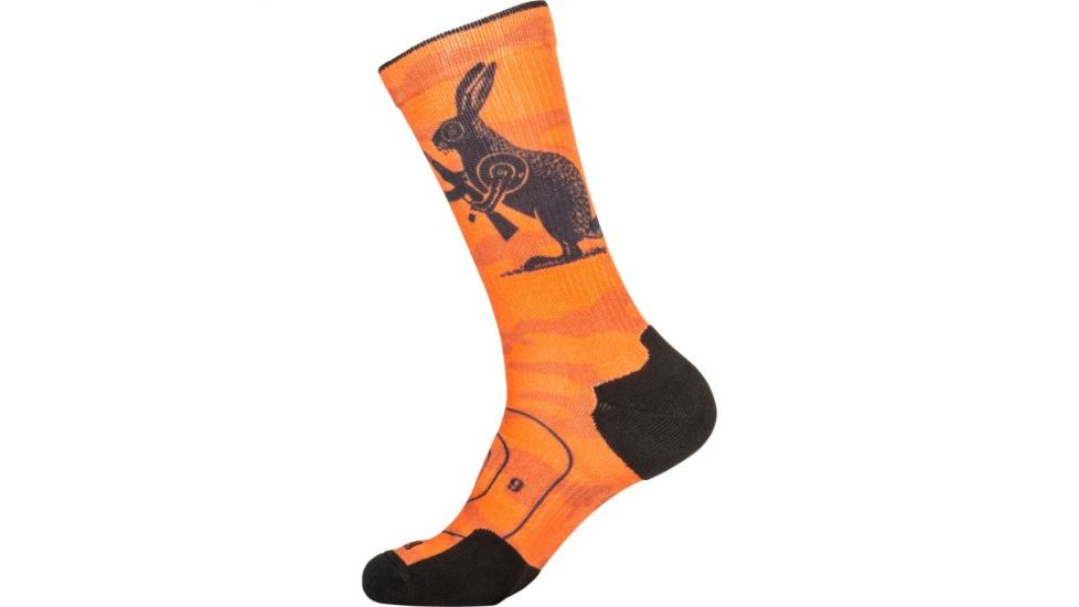 5.11 Tactical Sock &amp; Awe Crew Animal - Mens, Orange, Large 10041AH-461-L