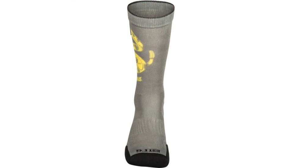 5.11 Tactical Sock &amp; Awe Crew Don't Tread - Mens, Sage Green, Medium 10041AF-831-M