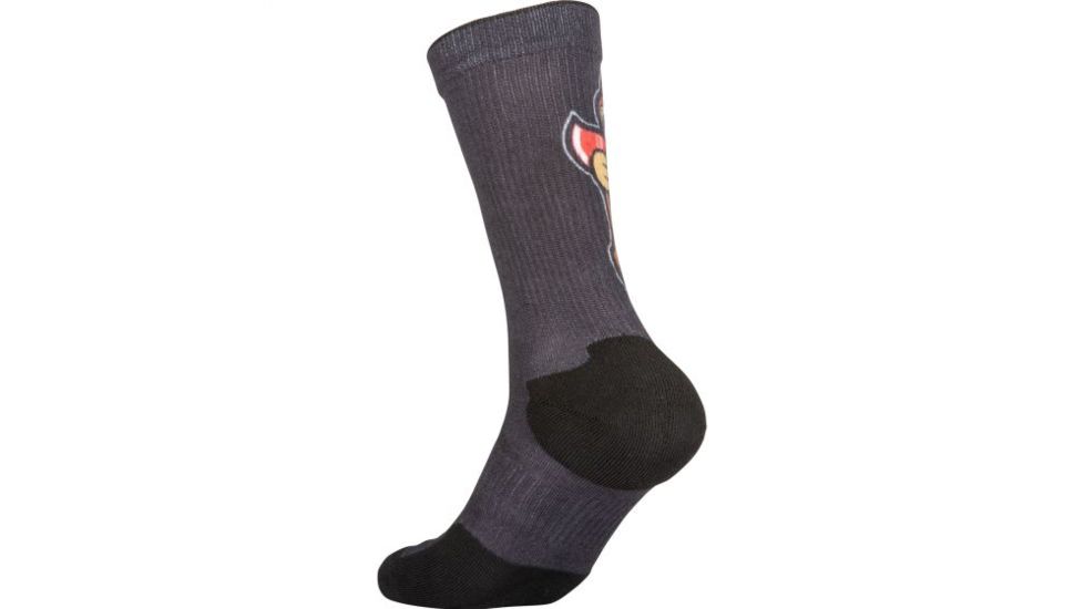 5.11 Tactical Sock &amp; Awe Crew Fire Gnome - Mens, Black, Large 10041AG-019-L