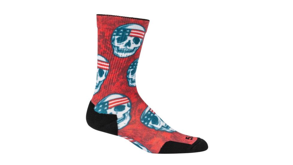 5.11 Tactical Sock &amp; Awe Pat Skull - Mens, Multi, Medium, 10041AR-999-M