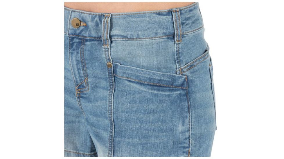 5.11 Tactical Sofia Denim 3in Short - Womens, Light Wash Indigo, 0 63309-646-0