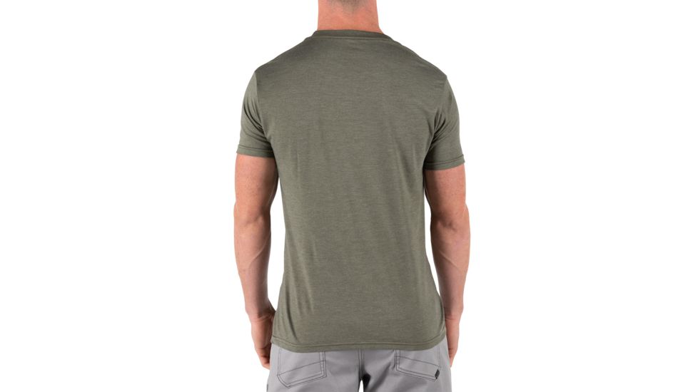 5.11 Tactical Spartan Arrow Head Tee - Mens, Military Green Heather, 2XL, 41191TX-223-2XL