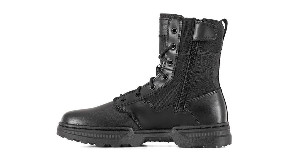 5.11 Tactical Speed 4.0 8in Side Zip Tactical Boots - Mens, Black, 15 US, Wide, 12454-019-15-W