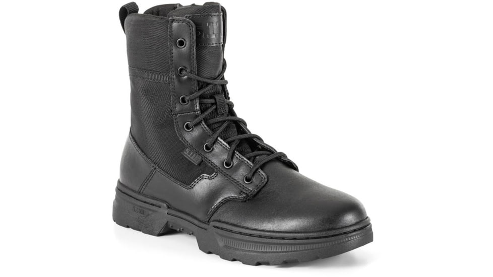 5.11 Tactical Speed 4.0 8in Side Zip Tactical Boots - Mens, Black, 15 US, Wide, 12454-019-15-W
