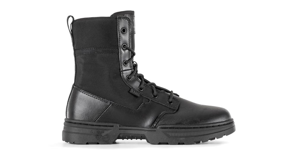 5.11 Tactical Speed 4.0 8in Side Zip Tactical Boots - Men's, Black, 6, US, Wide, 12454-019-6-R