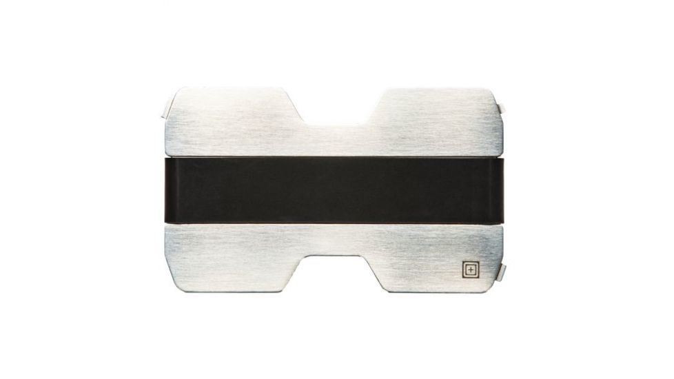 5.11 Tactical Steel Jacket Multi-tool Wallet, Tumbled Steel - 56403-988-1SZ