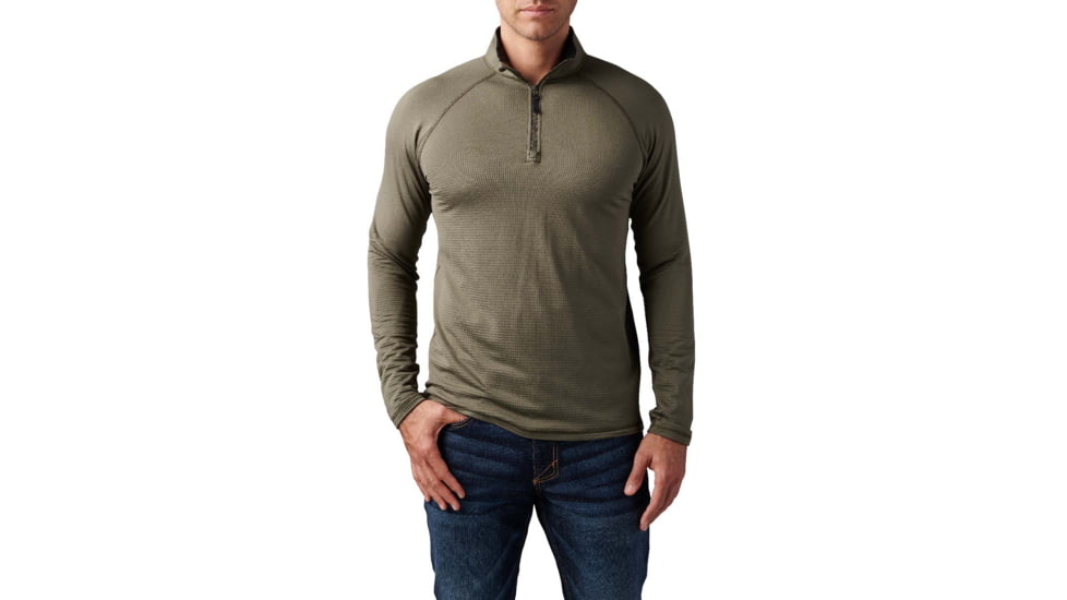 5.11 Tactical Stratos 1/4 Zip Midlayer - Men's, Ranger Green, Medium, 72235-186-M