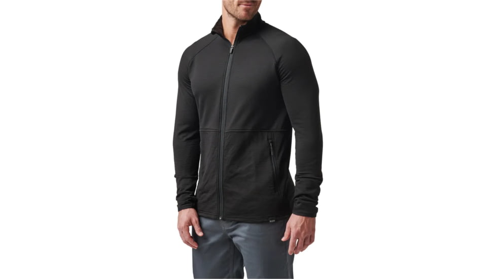 5.11 Tactical Stratos Full Zip Jacket - Men's, Black, 2XL, 72244-019-2XL